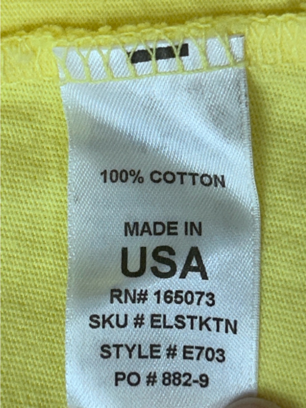 fresh produce Women’s NWT Yellow V-Notch 100% Cotton Tunic 3/4 sleeves Size 1X - Picture 10 of 11